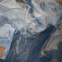 LEVIS Lotto 50 Jeans Rotti per Remake